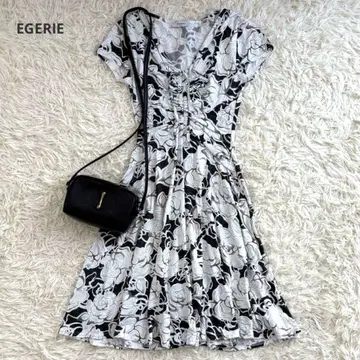 EGERIE 에제리 스트레치 저지 원피스 프랑스제 꽃무늬