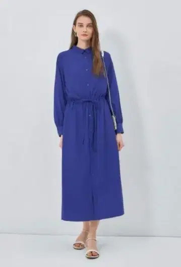 스타일 델리 셔츠 원피스 블루 02 style deli 파랑 롱