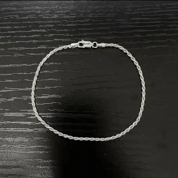 실버 925 팔찌 로프 체인 20cm