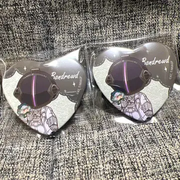 메이드 인 어비스 본도르드 블라인드 하트형 캔뱃지 2개