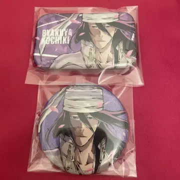 쿠치키 바쿠야 BLEACH 캔뱃지 스퀘어 홀로 가공