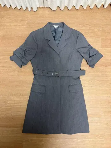MOUSSY 마우지 블레이저 원피스 미니 그레이