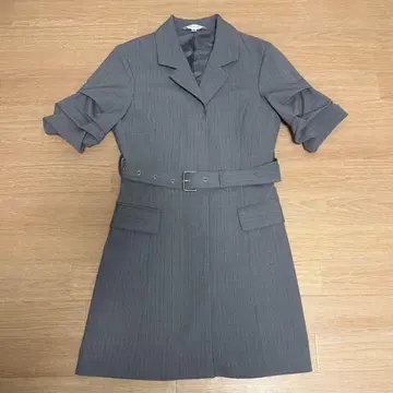 MOUSSY 마우지 블레이저 원피스 미니 그레이