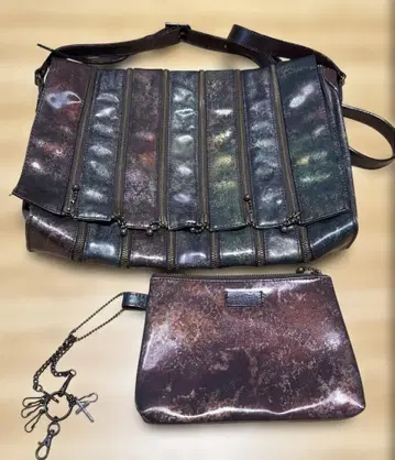 장 폴 고티에 V 사이버 가변 지퍼 숄더백 타마무시