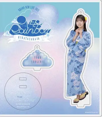 히나타자카46 쇼겐지 요코 2025 유카타 의상 아크릴 스탠드 익명 배송