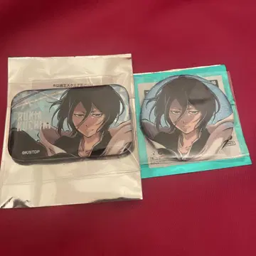 쿠치키 루키아 BLEACH 캔뱃지 스퀘어 홀로 가공