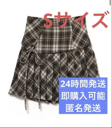 andmary Jade highwaist mini skirt check