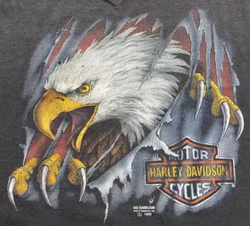 Harley Davidson 3D eagle 90년대 탱크 셔츠