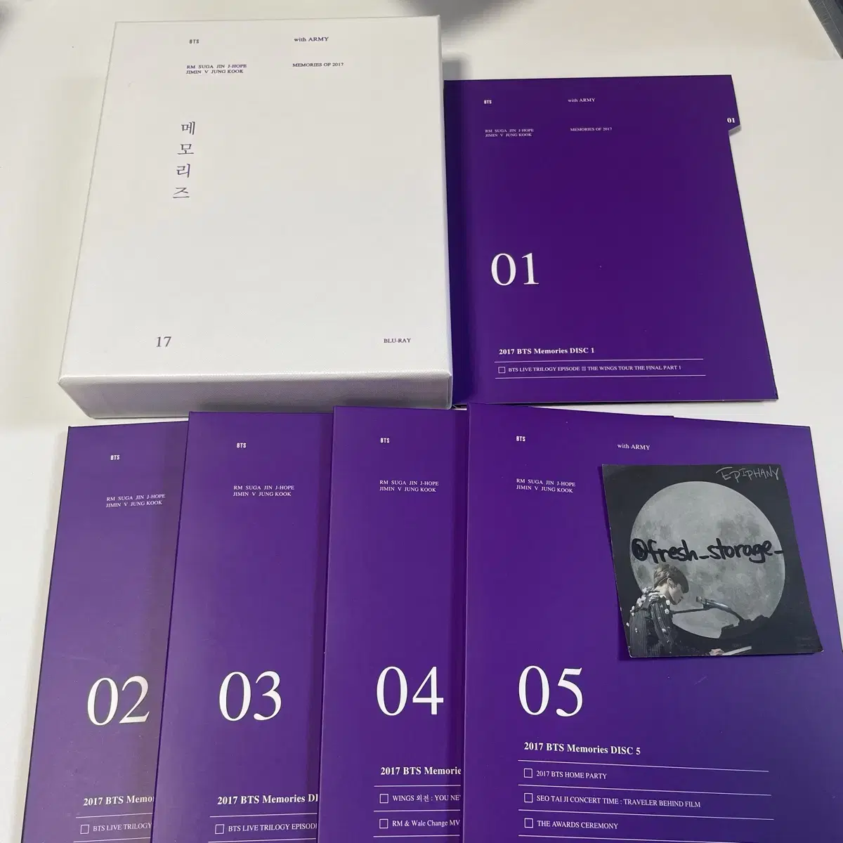 BTS Bts Magicshop Blu-ray Jin printed photo on Bunjang