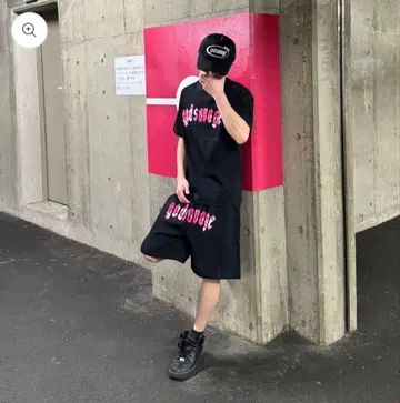 godsavage 갓사베지 셋업 S 사이즈 핑크