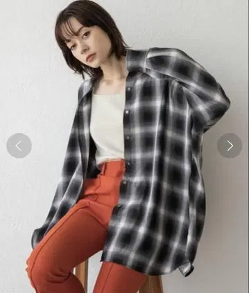jeanasis(지나시스)*어소트 체크 셔츠 LS*블랙