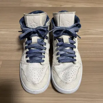 Air Jordan 하이컷 스니커즈 화이트/네이비