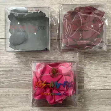 3점! 키스마이 스크런치 헤어 액세서리 투어 굿즈