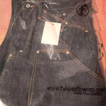 페이크아스플라워즈 faf DENIM 데님 새상품 baggy 배기 3
