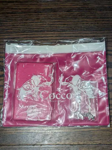 새상품 Cocco 레어 멋쟁이 세트 굿즈 핀 거울 코끼리 코코 꼬꼬