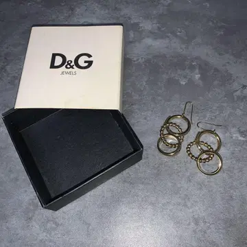 D&G 골드 후프 귀걸이