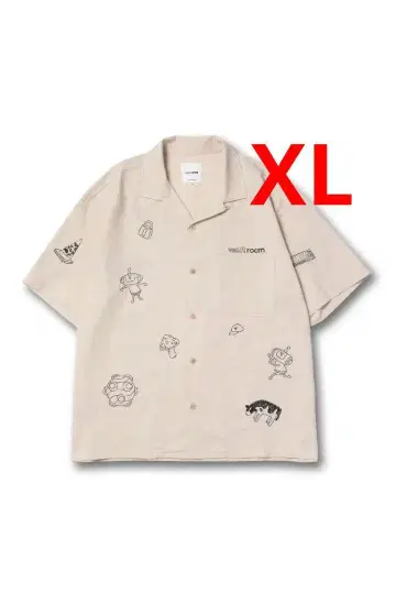 KATAMARI DAMACY S/S SHIRT / NATURAL XL