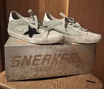 미사용 새상품 GOLDEN SNEAKERS 그레이/블랙