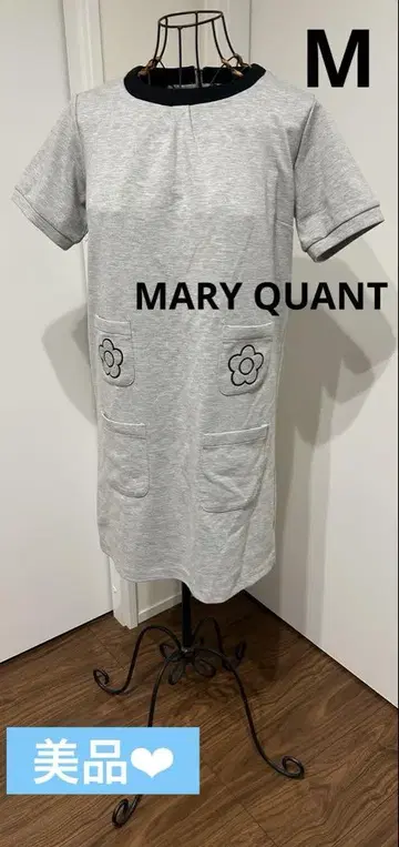 MARY QUANT 마리 퀀트 원피스 그레이 여름 봄 가을 M 사이즈