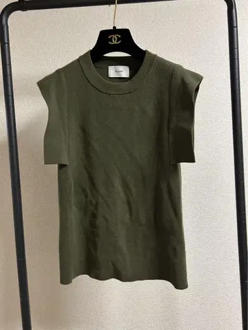 clane SQUARE SLEEVE KNIT TOPS
