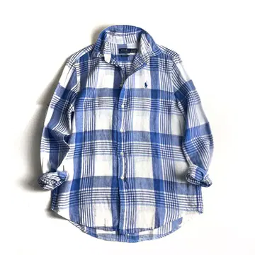 POLO RALPH LAUREN 린넨 체크 셔츠 폴로 랄프로렌