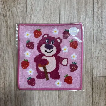 새상품 페일러 스트로베리 베어 랏소 손수건 토이스토리