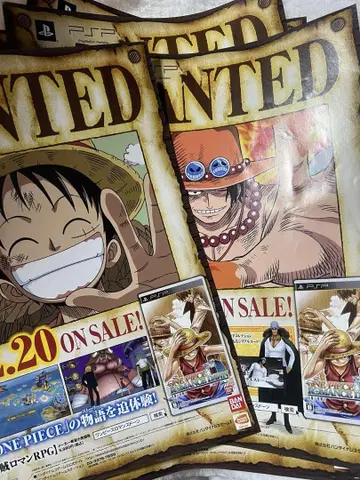 ONE PIECE 포스터 전단지 PSP 수배서