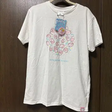 [미사용 새상품] 빤쮸토끼 티셔츠 캔뱃지