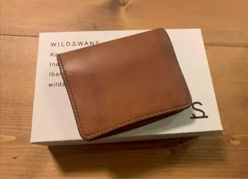 WILDSWANS 접이식 지갑 코인 케이스 KF-003 가죽 컴팩트
