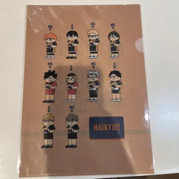 [하이큐!!] HAIKYU!! 째릿 시리즈 A4 클리어 파일 새상품