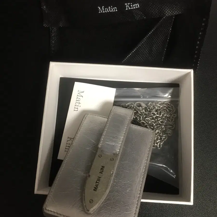MATIN KIM | 마뗑킴 Matin Kim Accordion Wallet White on