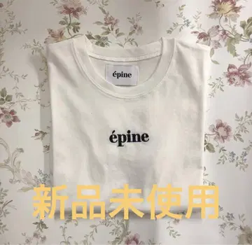 새상품 epine embroidery tee white 셔츠