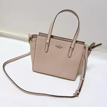 [새상품급] kate spade NEW YORK 2WAY 백 베이지 핑크