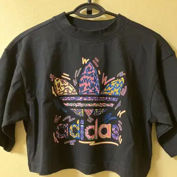 adidas originals 크롭 T셔츠 아디다스 티셔츠 블랙