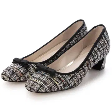 JILLSTUART shoe 리본 모티브 스퀘어토 펌프스