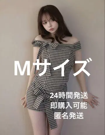 andmary Ruban 리본 set up beige M 사이즈