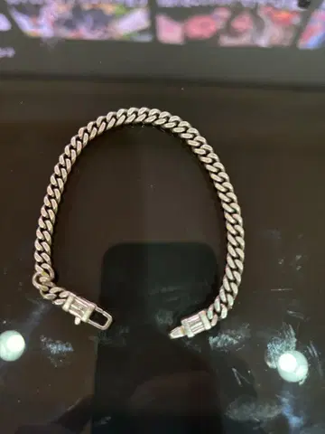 커브 체인 7' CURB BRACELET L Tom Wood