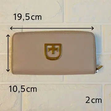 FURLA 훌라 아치 로고 장지갑 천연 가죽 그레이지 계열