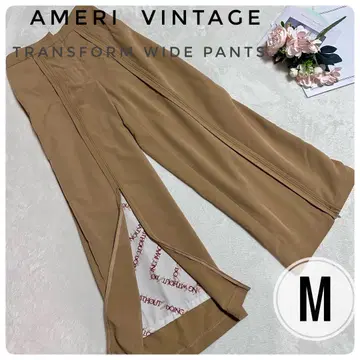 새상품급 TRANSFORM WIDE PANTS 베이지 M