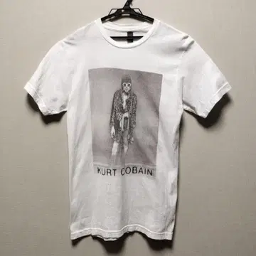 [커트 코베인] NIRVANA T셔츠 화이트 L 멕시코제