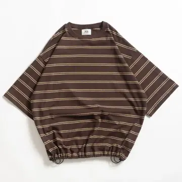 WETTEMPT DRAW CORD MULTI BORDER TEE