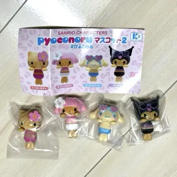 산리오 캐릭터즈  마스코트 2 가챠 전4종 컴플리트