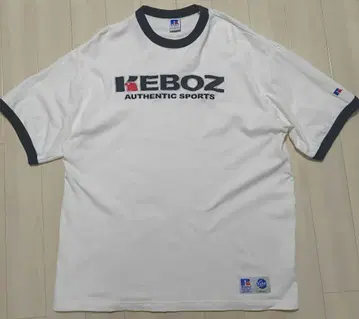 KEBOZ x 러셀 애슬레틱 링거 T 블랙 화이트 케보즈