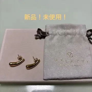 새상품! 미사용! VELATTI (벨라티) 물방울 모양 골드 귀걸이