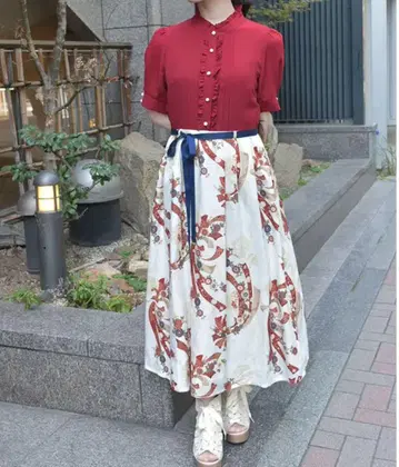 [ axes femme 엑시즈팜 ] 찬란 패턴 원피스