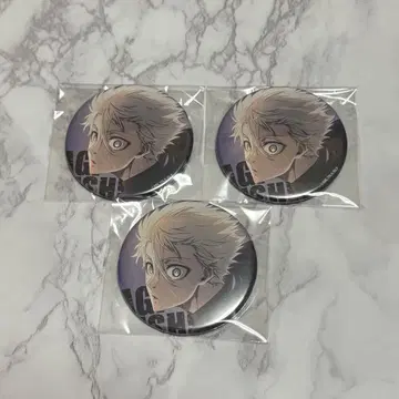 블루 록 나기 세이시로 캔뱃지 3개 TSUTAYA