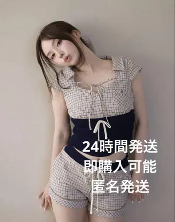 andmary Sandra 체크 셋업