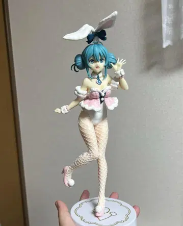 하츠네 미쿠 피규어 BiCute Bunnies Figure - 흰 토끼