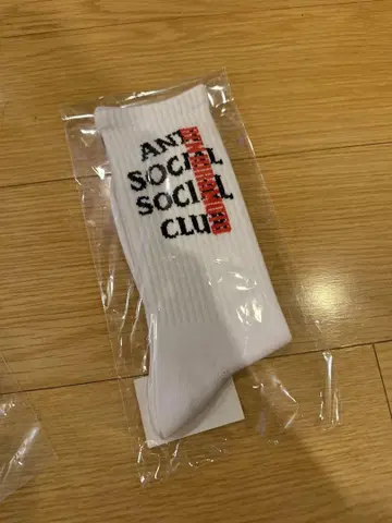 Anti Social Social Club x 히라모토 렌 삭스 화이트