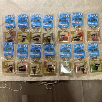 주술회전 지역 한정 클리어 키링 고죠 사토루 14개 대량 묶음 판매